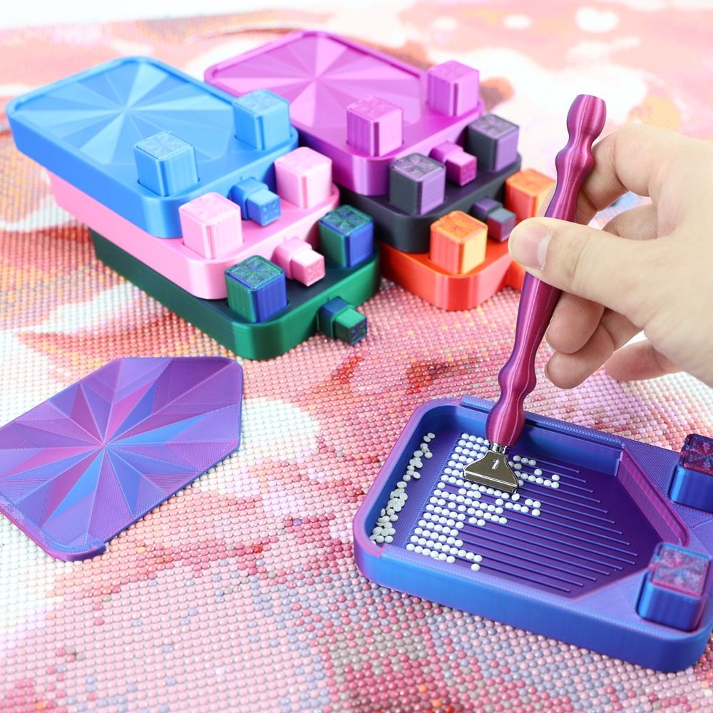 Resin Art Case - صينية طلاء ماسية يدوية الصنع مع