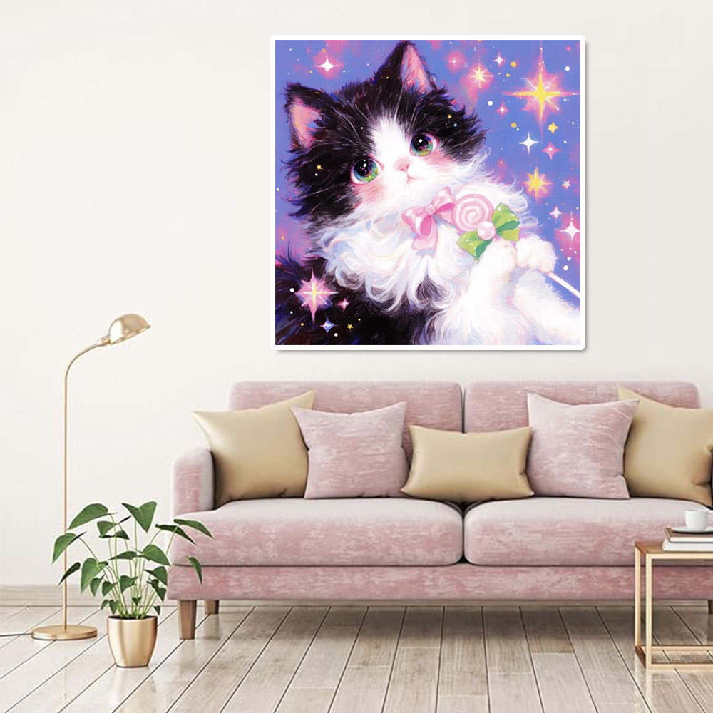 AB لوحة فسيفساء ماسية بتصميم ق - مراجعة Resin Art Wallpaper وسعره