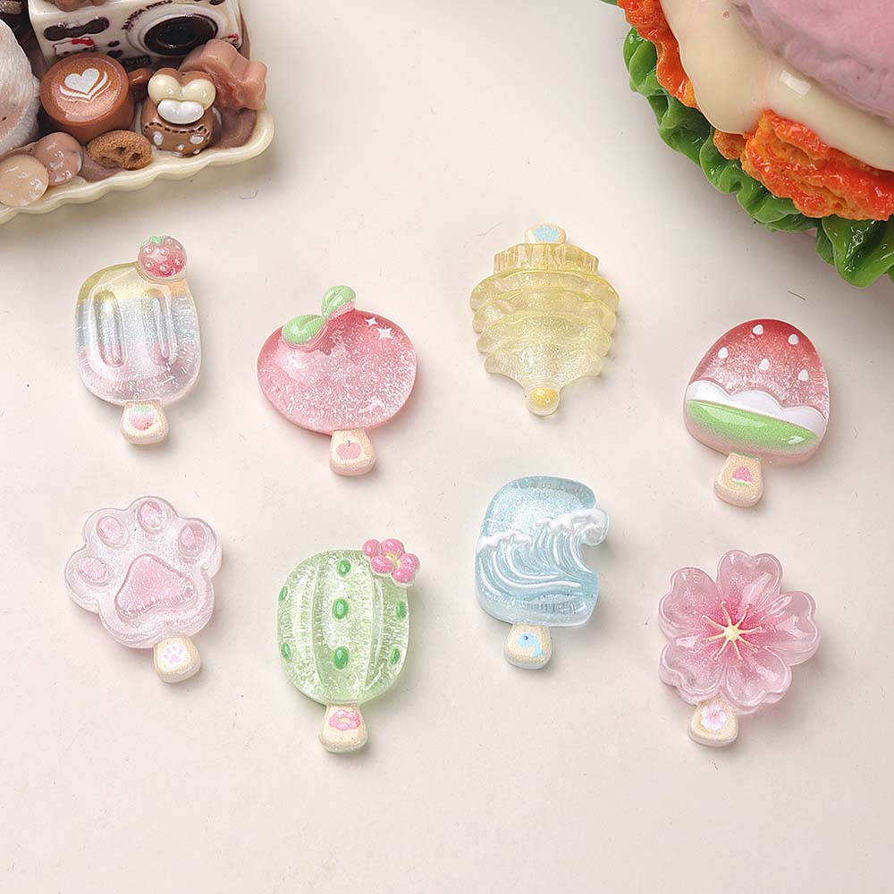 10 قطع من زينة الراتنج الشفافة - مراجعة Resin Art Case وسعره
