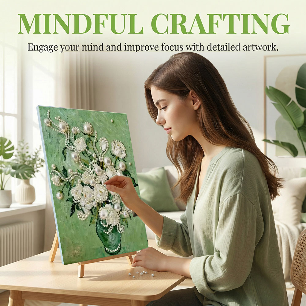 مجموعة هواكان للرسم باللؤلؤ لل - مراجعة Resin Art Rose وسعره